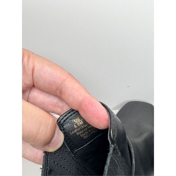 Sam Edelman Boots Size 6.5 Bellamie Black Leather Harness Pull-On Ankle Booties - Picture 9 of 13
